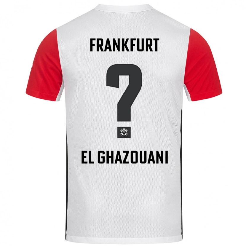 Danxen Kid Anas El Ghazouani #0 White Red Home Jersey 2024/25 T-Shirt