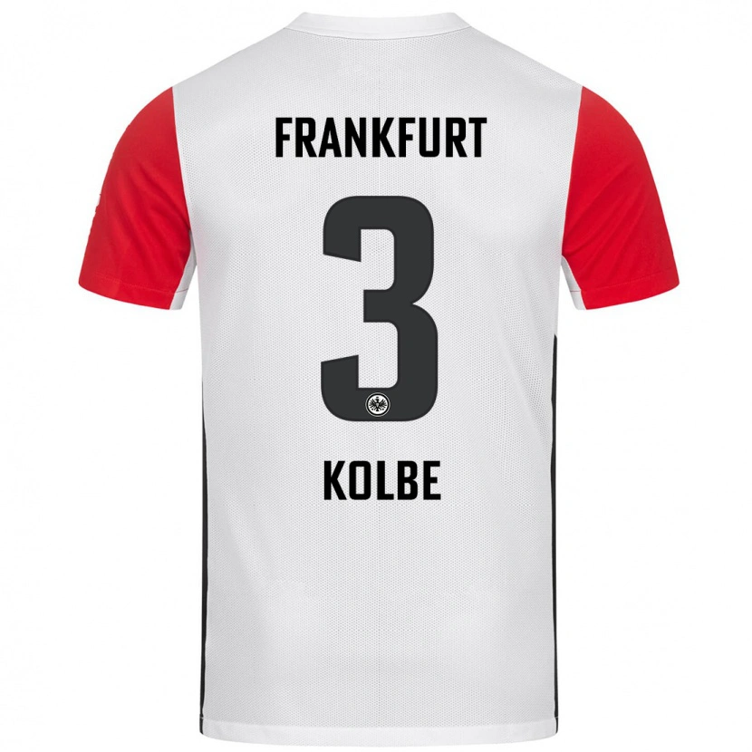 Danxen Kid Louis Kolbe #3 White Red Home Jersey 2024/25 T-Shirt