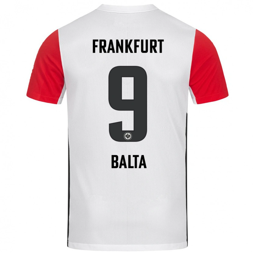 Danxen Kid Sahin Balta #9 White Red Home Jersey 2024/25 T-Shirt