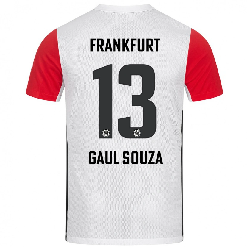 Danxen Kid Alessandro Gaul Souza #13 White Red Home Jersey 2024/25 T-Shirt