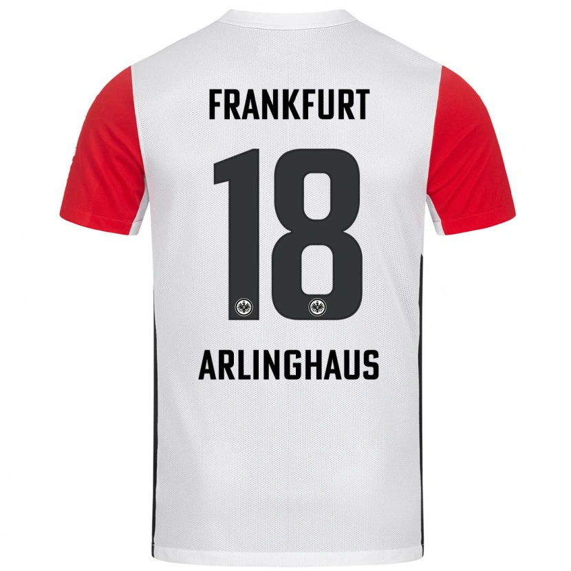 Danxen Kid Max Arlinghaus #18 White Red Home Jersey 2024/25 T-Shirt