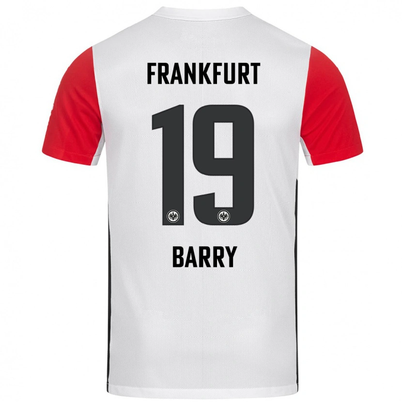 Danxen Kid Jasha Barry #19 White Red Home Jersey 2024/25 T-Shirt