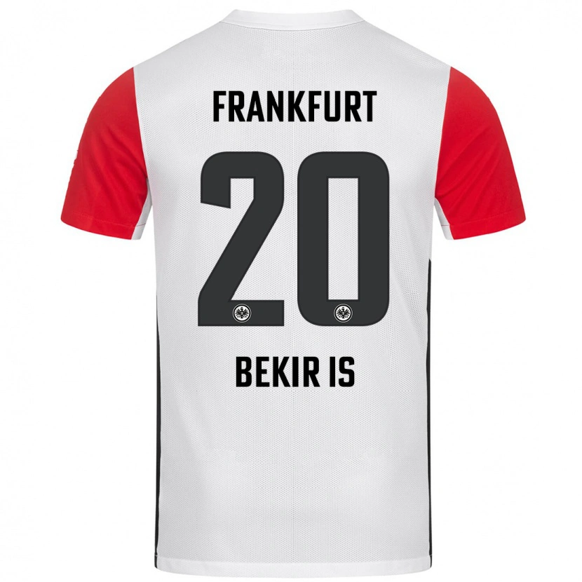 Danxen Kid Eba Bekir Is #20 White Red Home Jersey 2024/25 T-Shirt