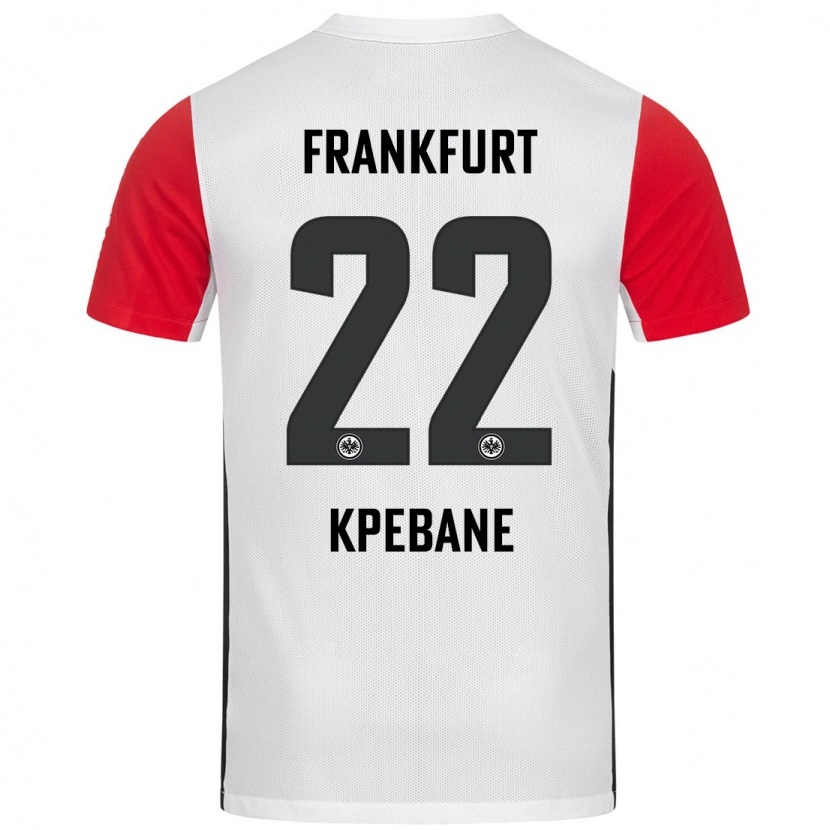 Danxen Kid Tamiou Kpebane #22 White Red Home Jersey 2024/25 T-Shirt