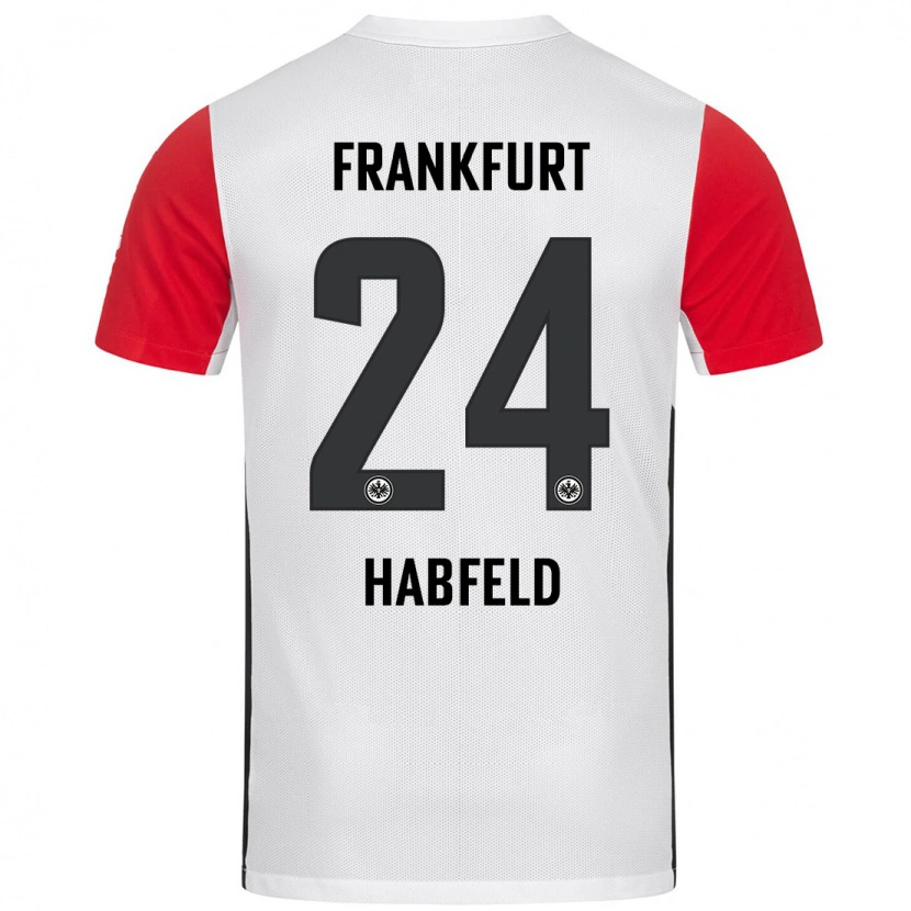 Danxen Kid Josef Haßfeld #24 White Red Home Jersey 2024/25 T-Shirt