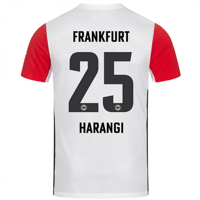 Danxen Kid Aiden Harangi #25 White Red Home Jersey 2024/25 T-Shirt