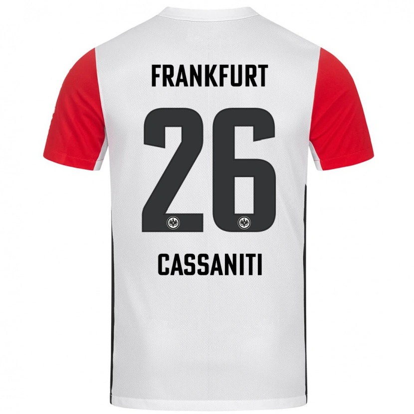 Danxen Kid Nino Cassaniti #26 White Red Home Jersey 2024/25 T-Shirt