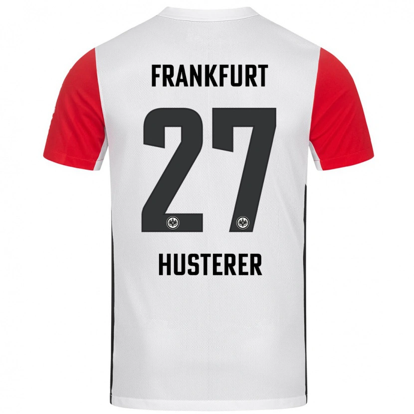 Danxen Kid Lean Husterer #27 White Red Home Jersey 2024/25 T-Shirt