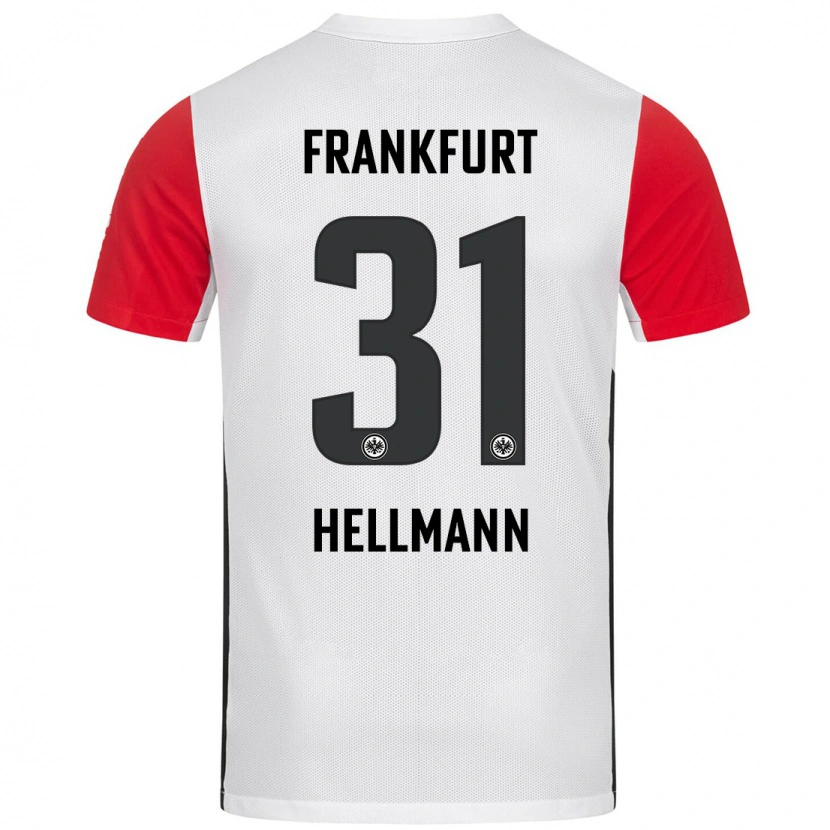 Danxen Kid Melvin Hellmann #31 White Red Home Jersey 2024/25 T-Shirt