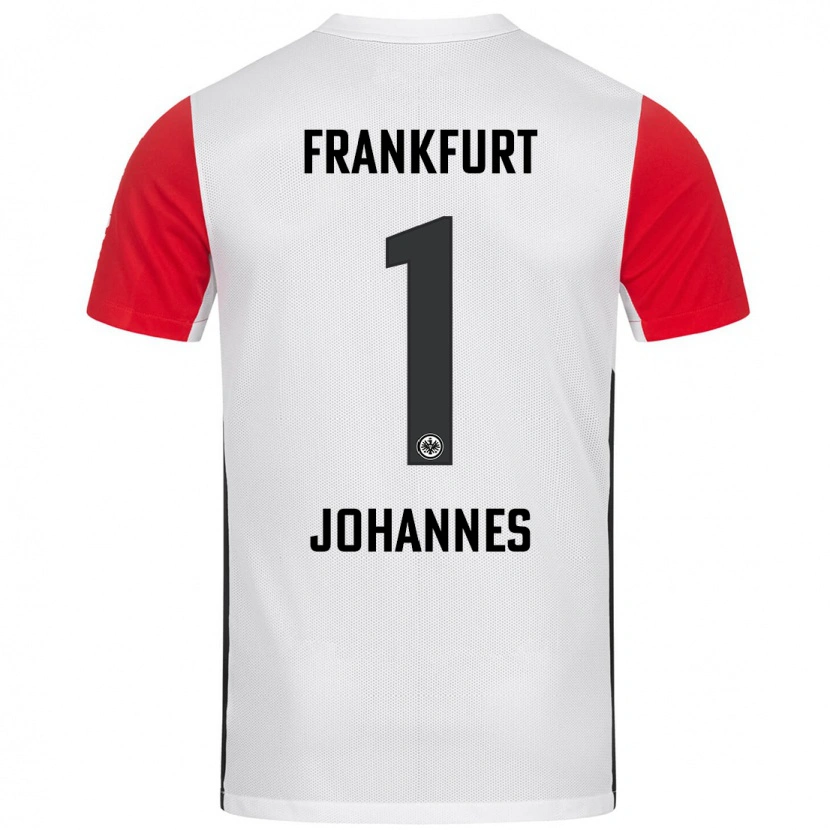 Danxen Kid Stina Johannes #1 White Red Home Jersey 2024/25 T-Shirt