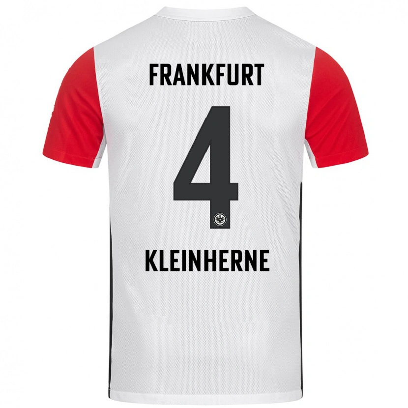 Danxen Kid Sophia Kleinherne #4 White Red Home Jersey 2024/25 T-Shirt