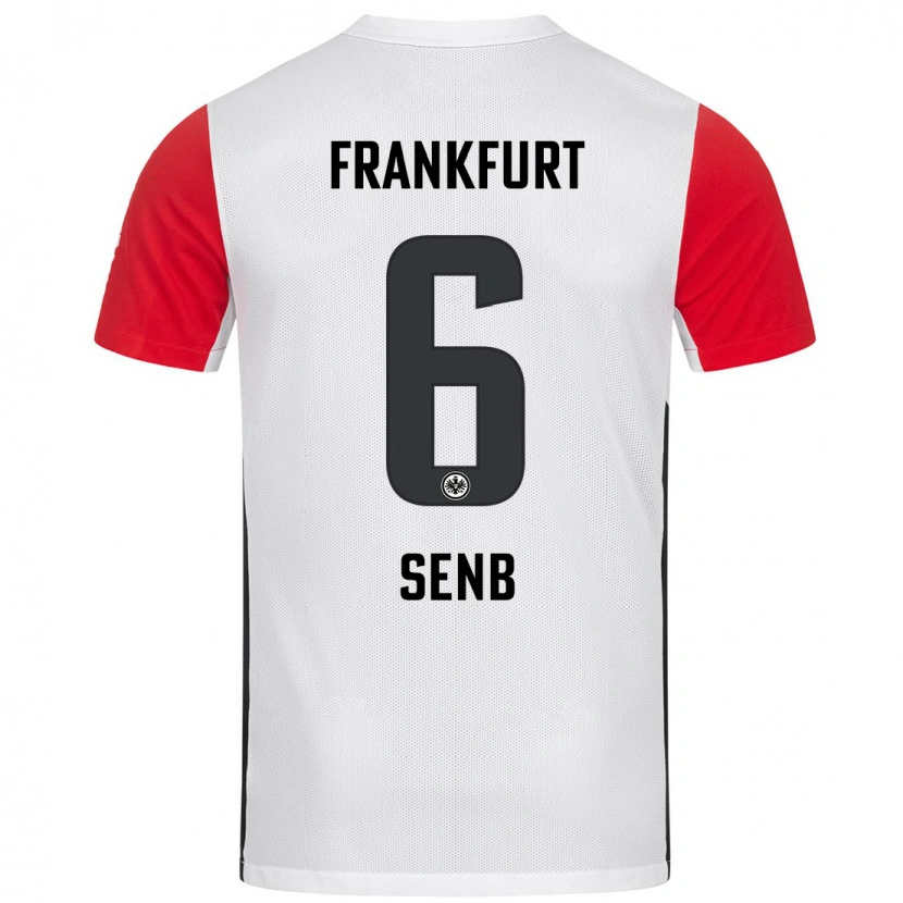 Danxen Kid Elisa Senß #6 White Red Home Jersey 2024/25 T-Shirt