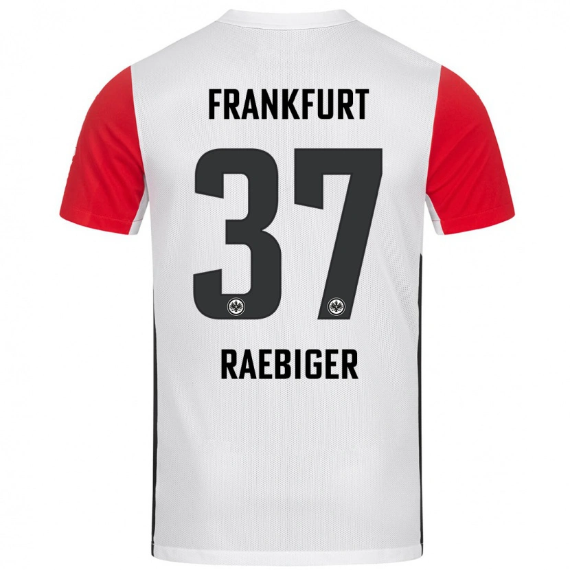 Danxen Kid Sidney Raebiger #37 White Red Home Jersey 2024/25 T-Shirt