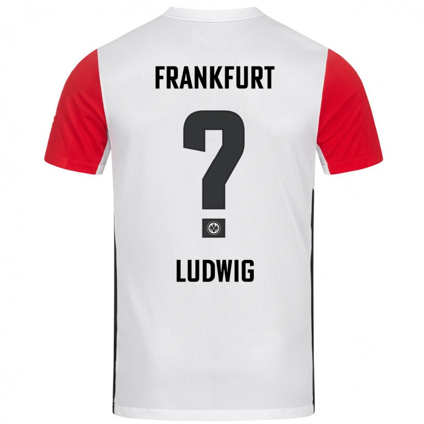 Danxen Kid Finn Ludwig #0 White Red Home Jersey 2024/25 T-Shirt