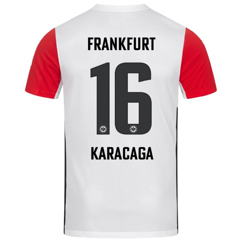 Danxen Kid Tom Karacaga #16 White Red Home Jersey 2024/25 T-Shirt