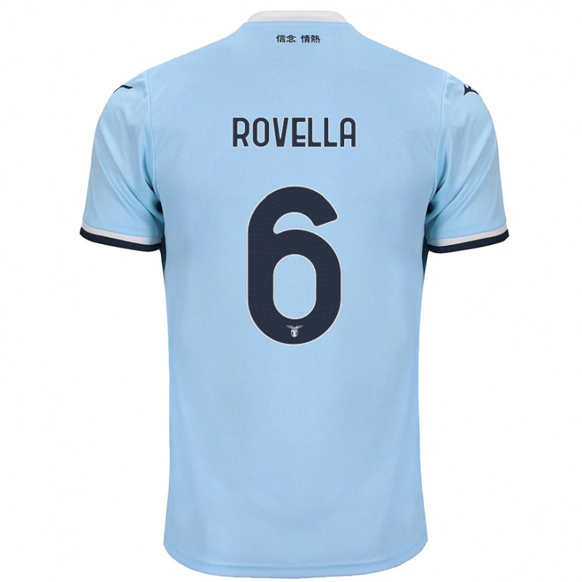 Danxen Kid Nicolò Rovella #6 Blue Home Jersey 2024/25 T-Shirt