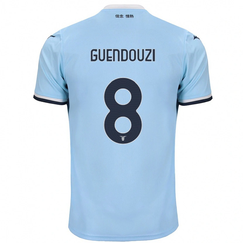 Danxen Kid Mattéo Guendouzi #8 Blue Home Jersey 2024/25 T-Shirt