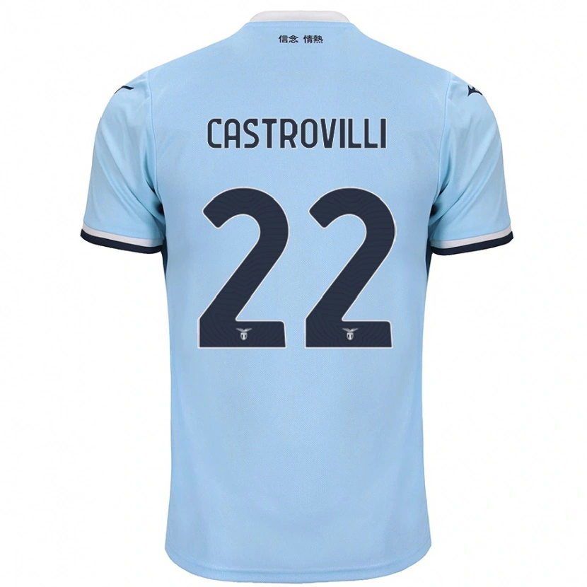 Danxen Kid Gaetano Castrovilli #22 Blue Home Jersey 2024/25 T-Shirt