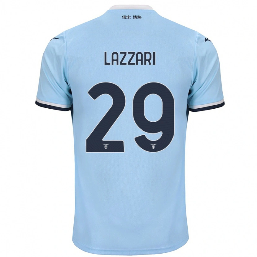 Danxen Kid Manuel Lazzari #29 Blue Home Jersey 2024/25 T-Shirt