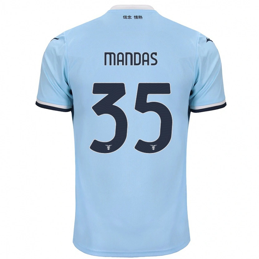 Danxen Kid Christos Mandas #35 Blue Home Jersey 2024/25 T-Shirt