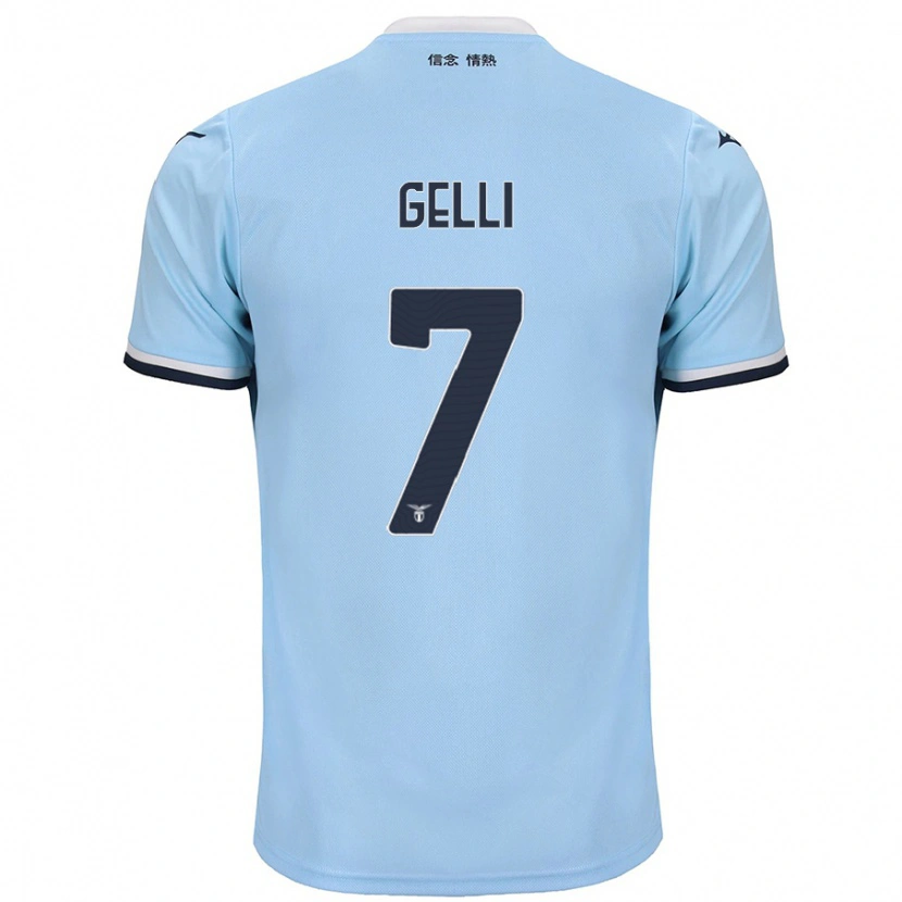 Danxen Kid Valerio Gelli #7 Blue Home Jersey 2024/25 T-Shirt