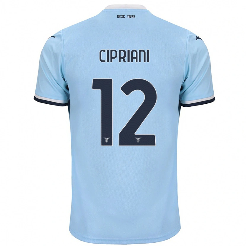 Danxen Kid Alessio Cipriani #12 Blue Home Jersey 2024/25 T-Shirt