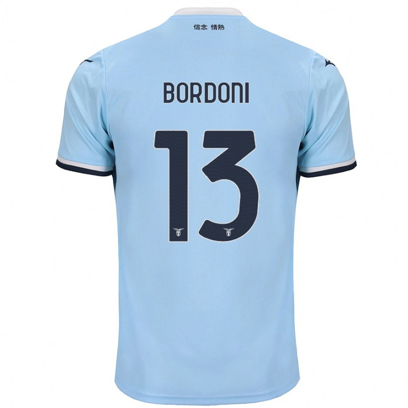 Danxen Kid Tommaso Bordoni #13 Blue Home Jersey 2024/25 T-Shirt