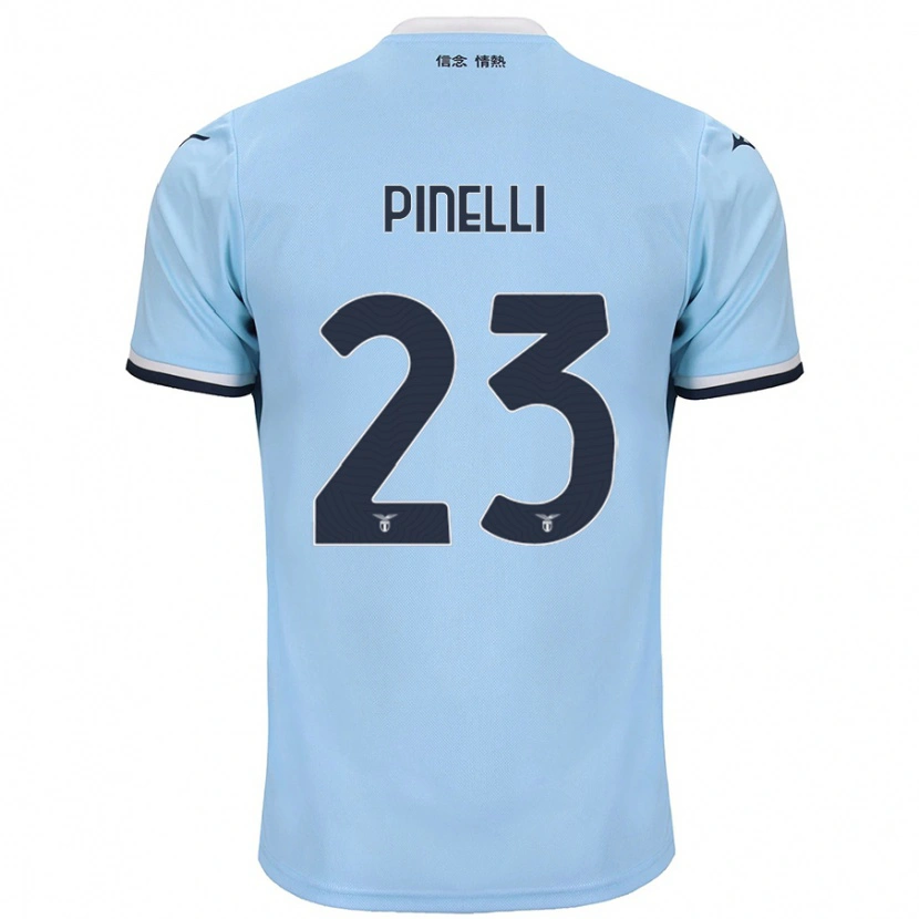 Danxen Kid Pietro Pinelli #23 Blue Home Jersey 2024/25 T-Shirt