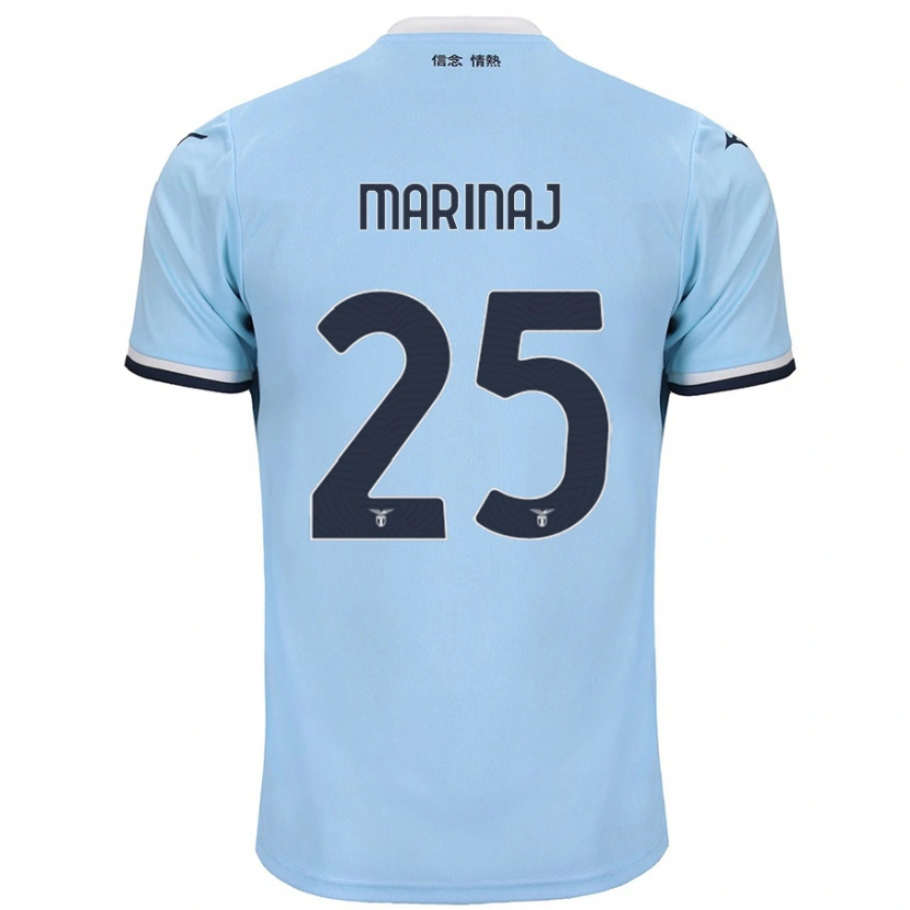 Danxen Kid Kledi Marinaj #25 Blue Home Jersey 2024/25 T-Shirt