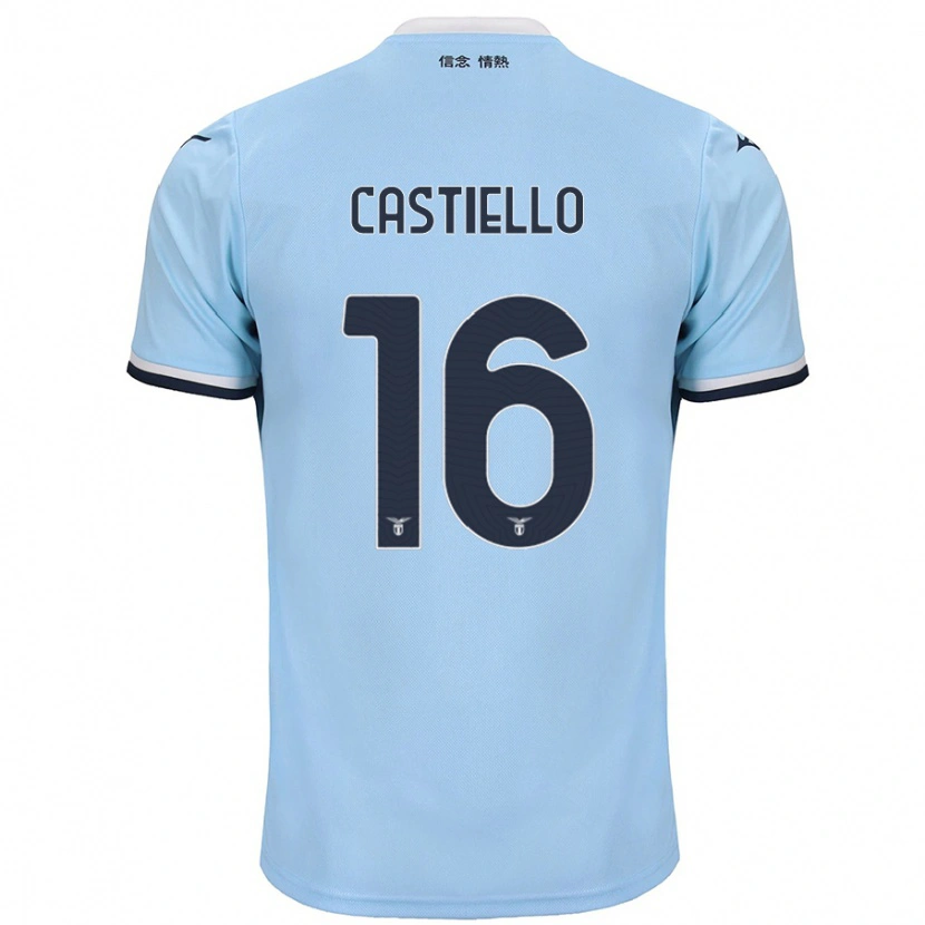 Danxen Kid Antonietta Castiello #16 Blue Home Jersey 2024/25 T-Shirt