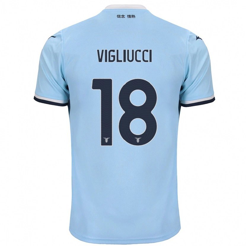 Danxen Kid Chiara Vigliucci #18 Blue Home Jersey 2024/25 T-Shirt