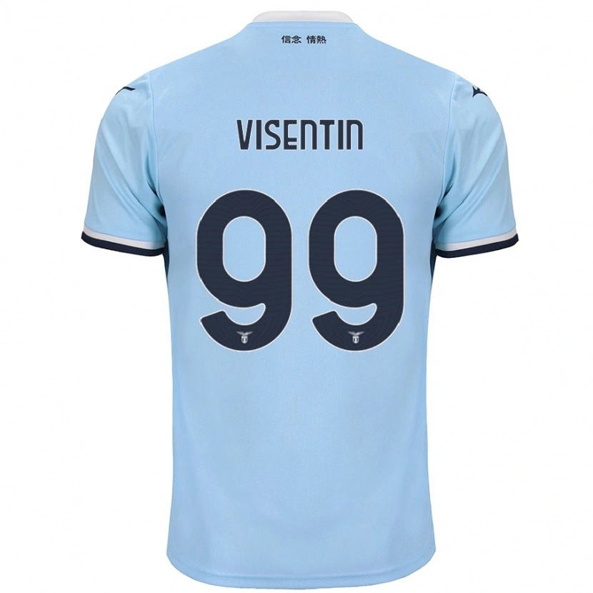 Danxen Kid Noemi Visentin #99 Blue Home Jersey 2024/25 T-Shirt