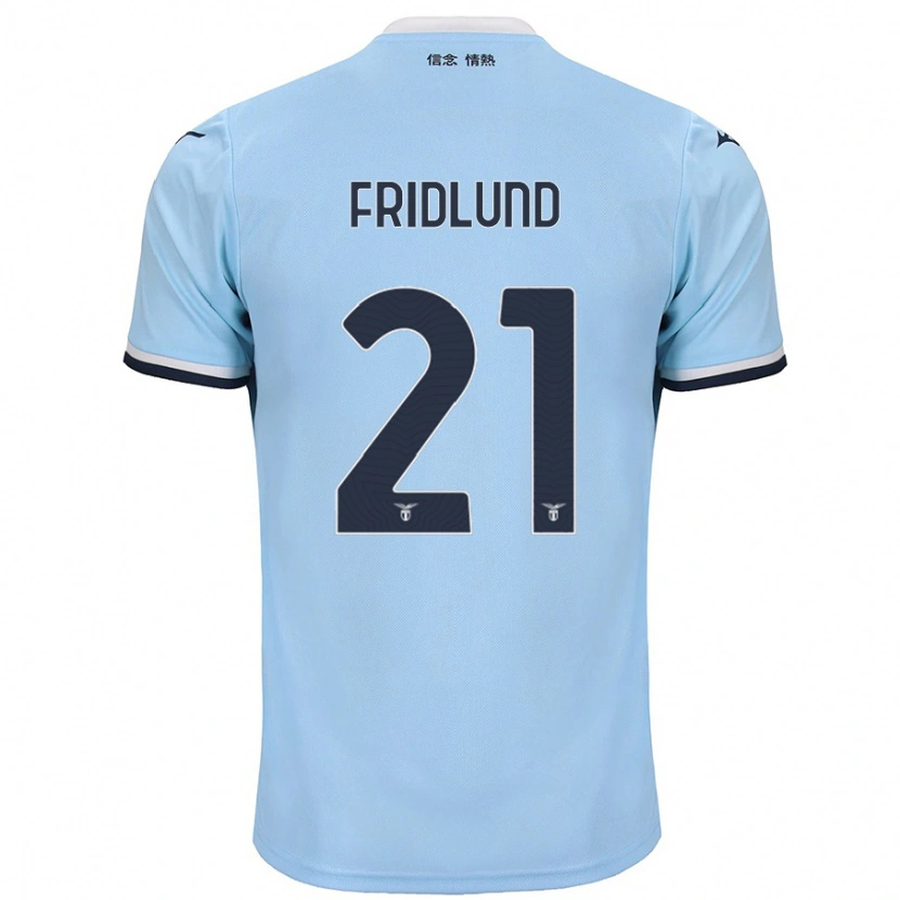 Danxen Kid Johanne Fridlund #21 Blue Home Jersey 2024/25 T-Shirt