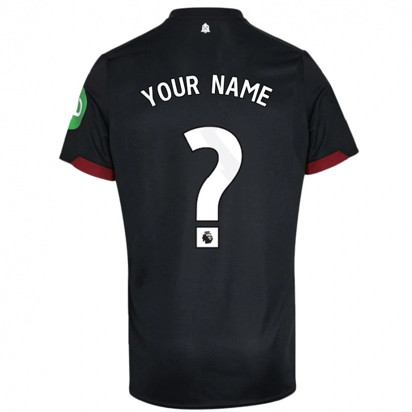 Danxen Kid Your Name #0 Black White Away Jersey 2024/25 T-Shirt