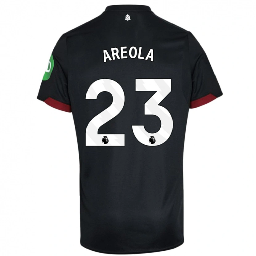 Danxen Kid Alphonse Areola #23 Black White Away Jersey 2024/25 T-Shirt