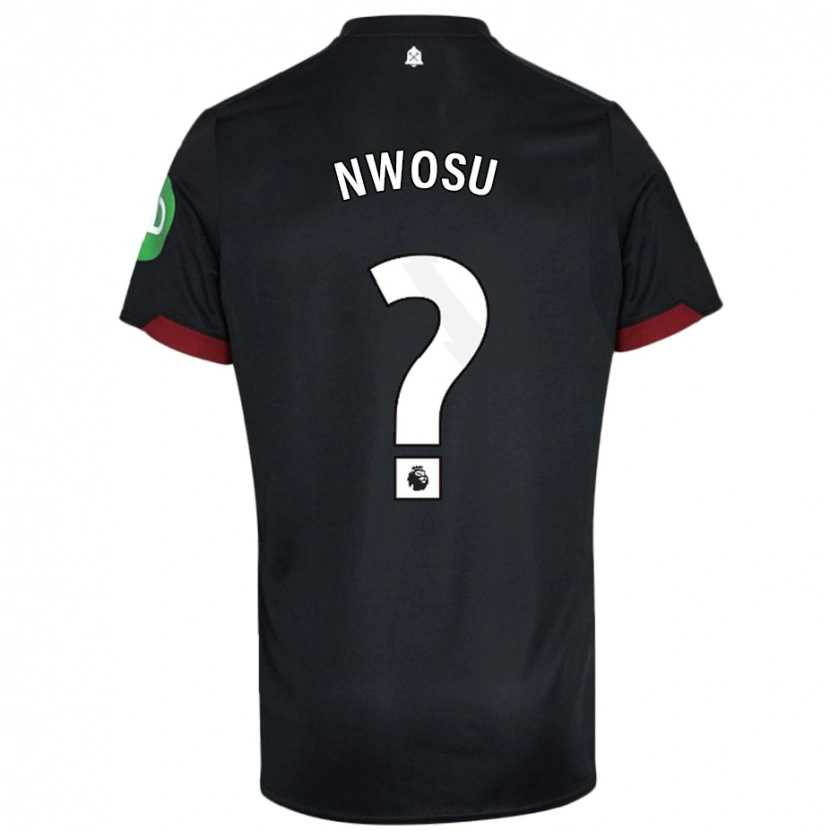 Danxen Kid Chinaza Nwosu #0 Black White Away Jersey 2024/25 T-Shirt