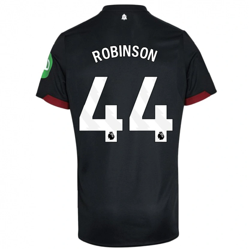 Danxen Kid Junior Robinson #44 Black White Away Jersey 2024/25 T-Shirt