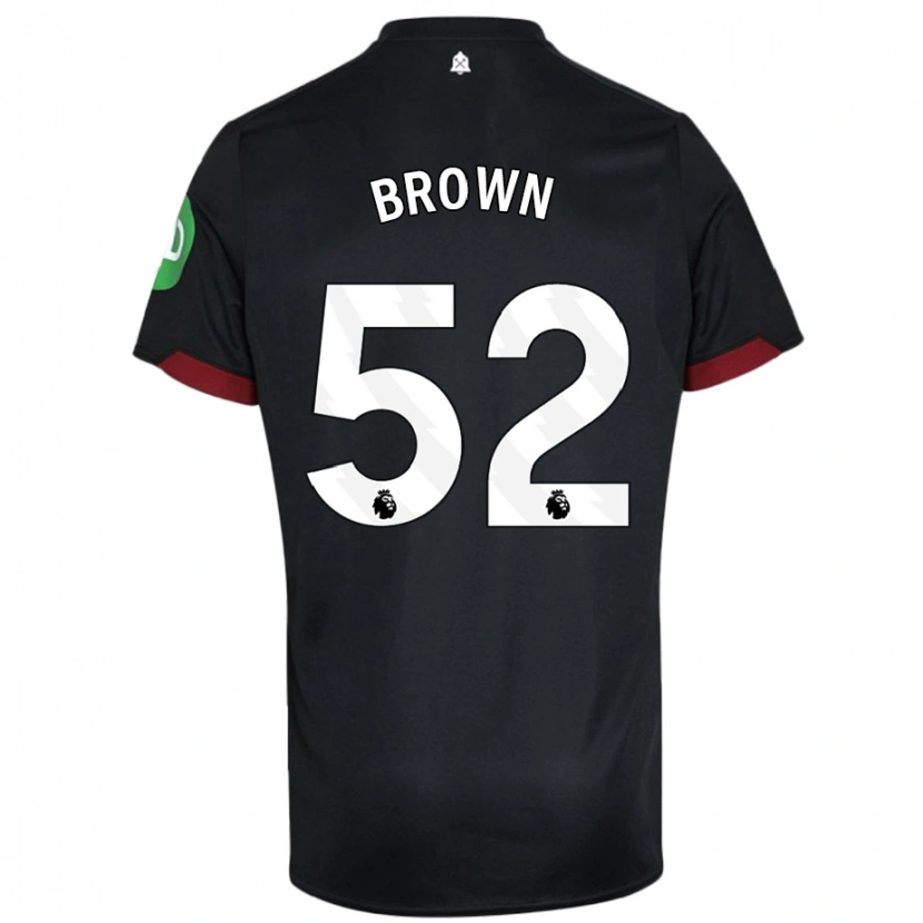 Danxen Kid Luis Brown #52 Black White Away Jersey 2024/25 T-Shirt