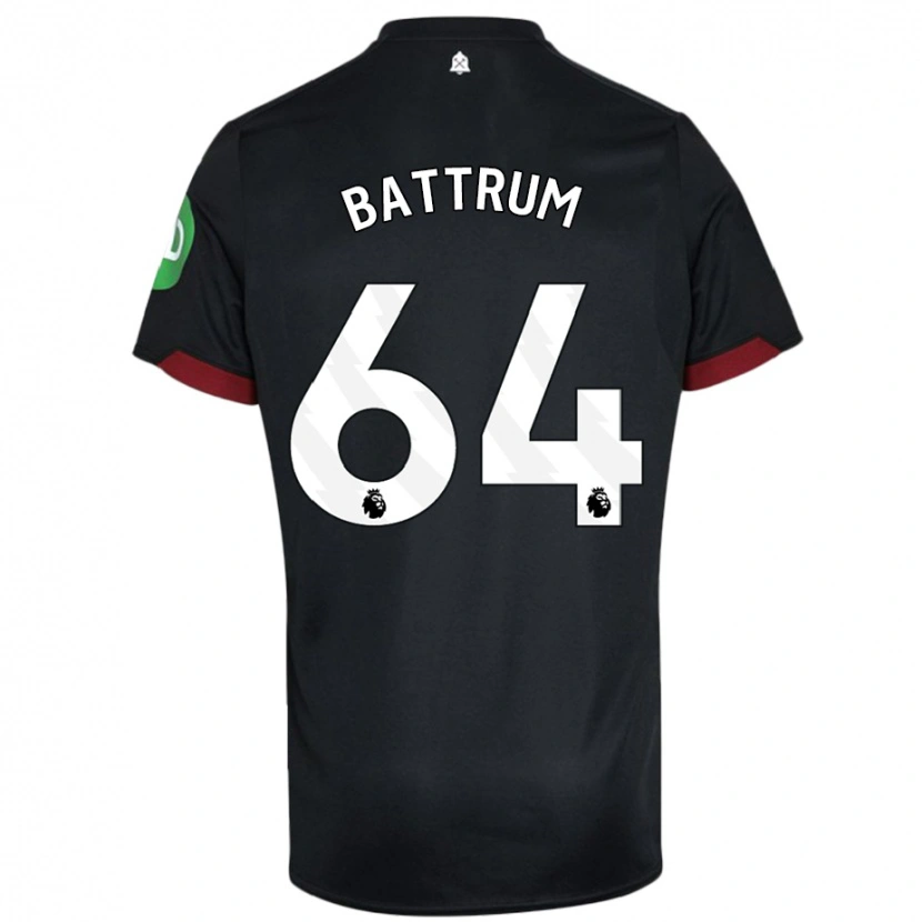 Danxen Kid Ryan Battrum #64 Black White Away Jersey 2024/25 T-Shirt