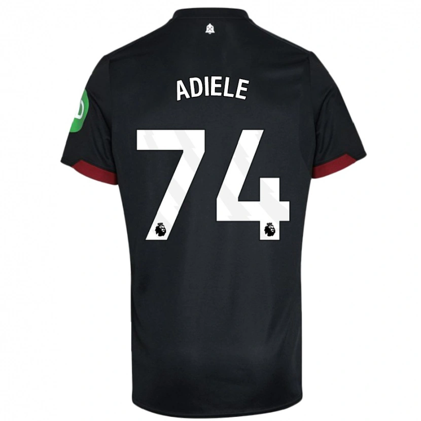 Danxen Kid Emeka Adiele #74 Black White Away Jersey 2024/25 T-Shirt