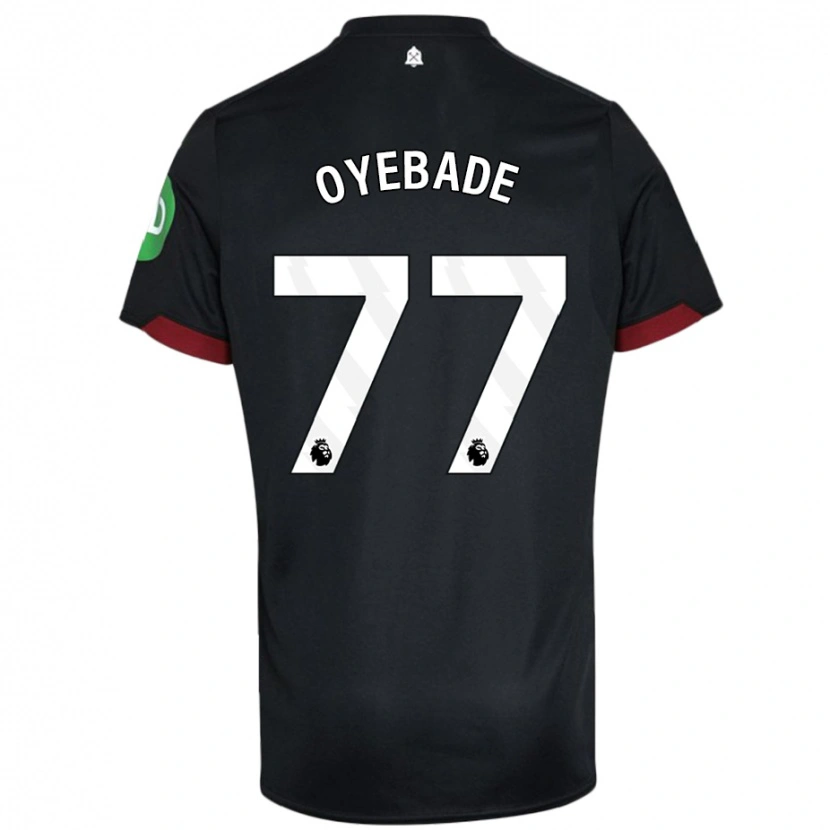 Danxen Kid Rayan Oyebade #77 Black White Away Jersey 2024/25 T-Shirt