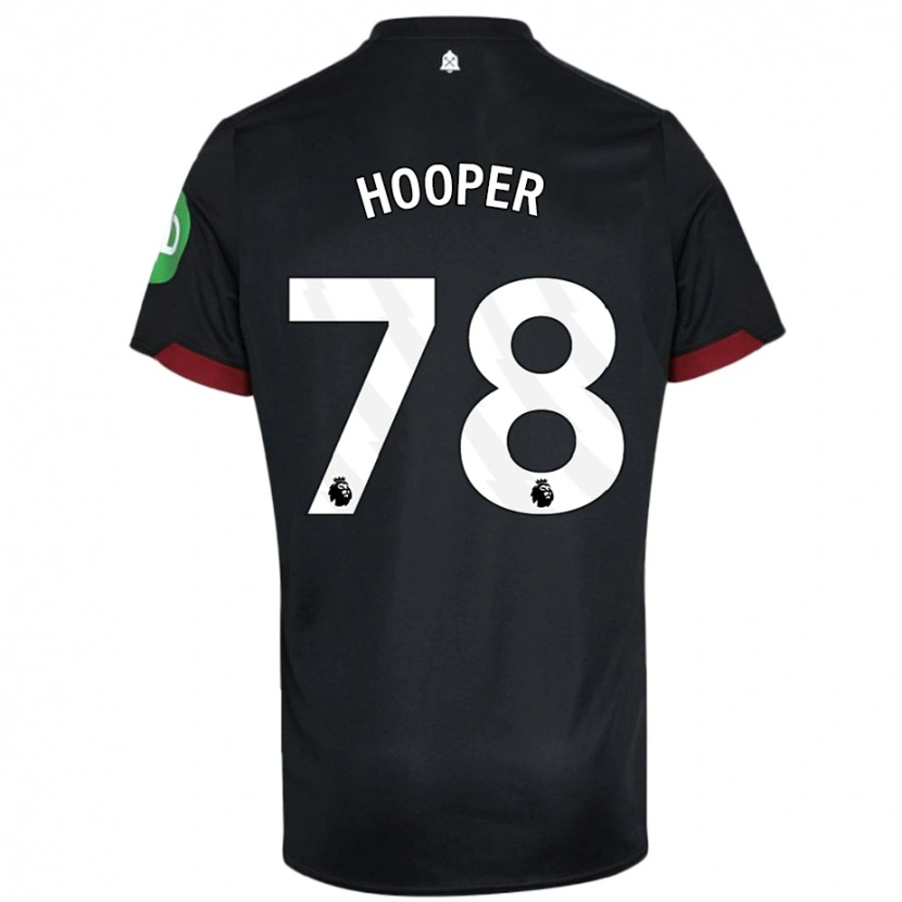 Danxen Kid Finley Hooper #78 Black White Away Jersey 2024/25 T-Shirt