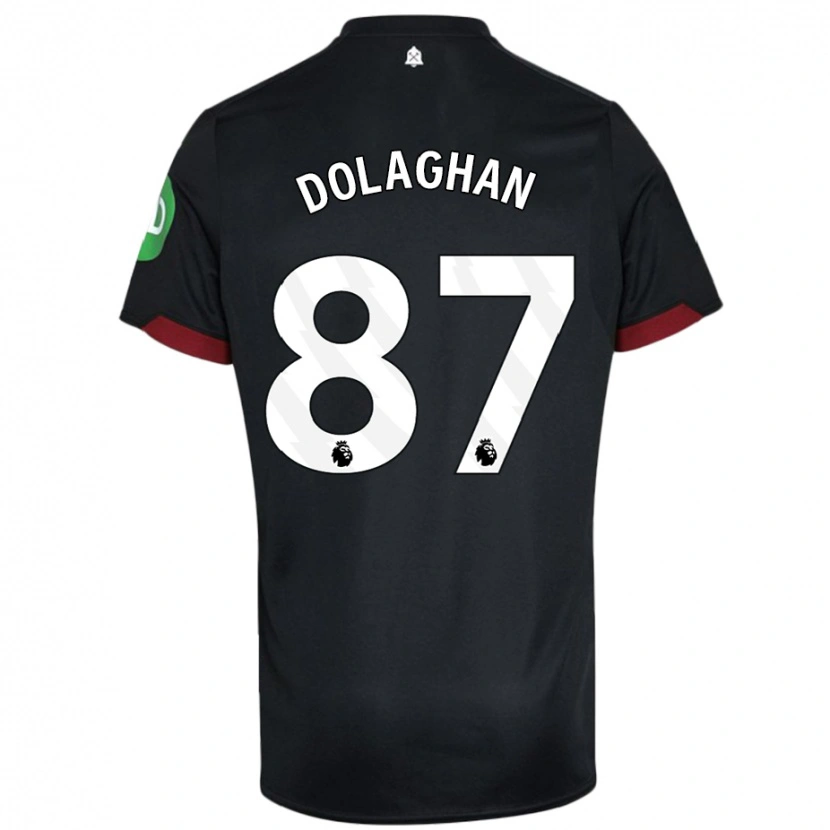 Danxen Kid Brad Dolaghan #87 Black White Away Jersey 2024/25 T-Shirt