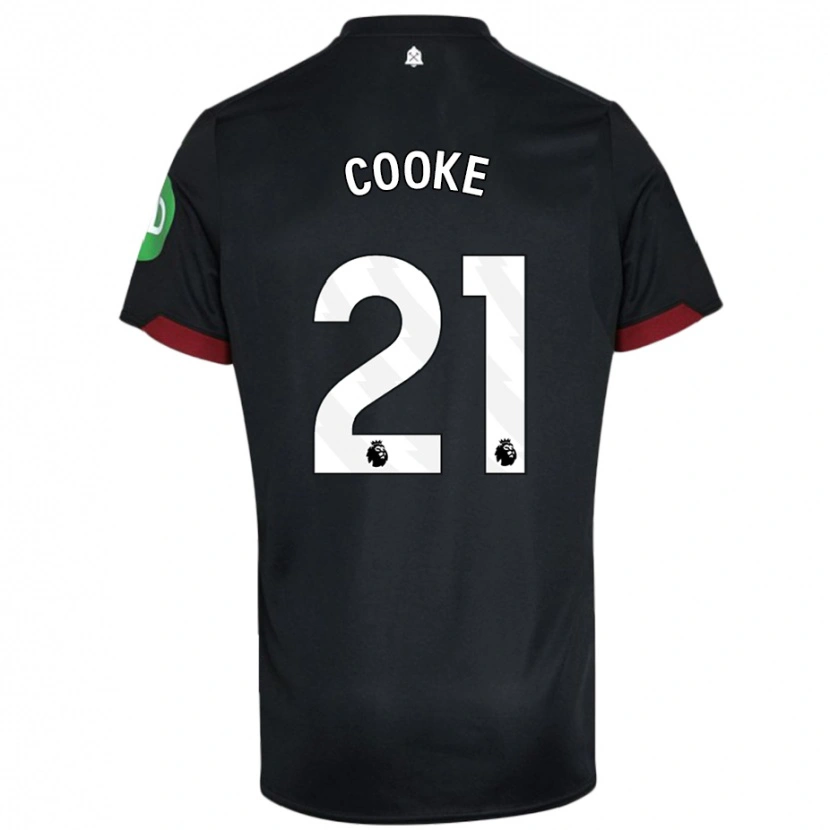 Danxen Kid Shannon Cooke #21 Black White Away Jersey 2024/25 T-Shirt