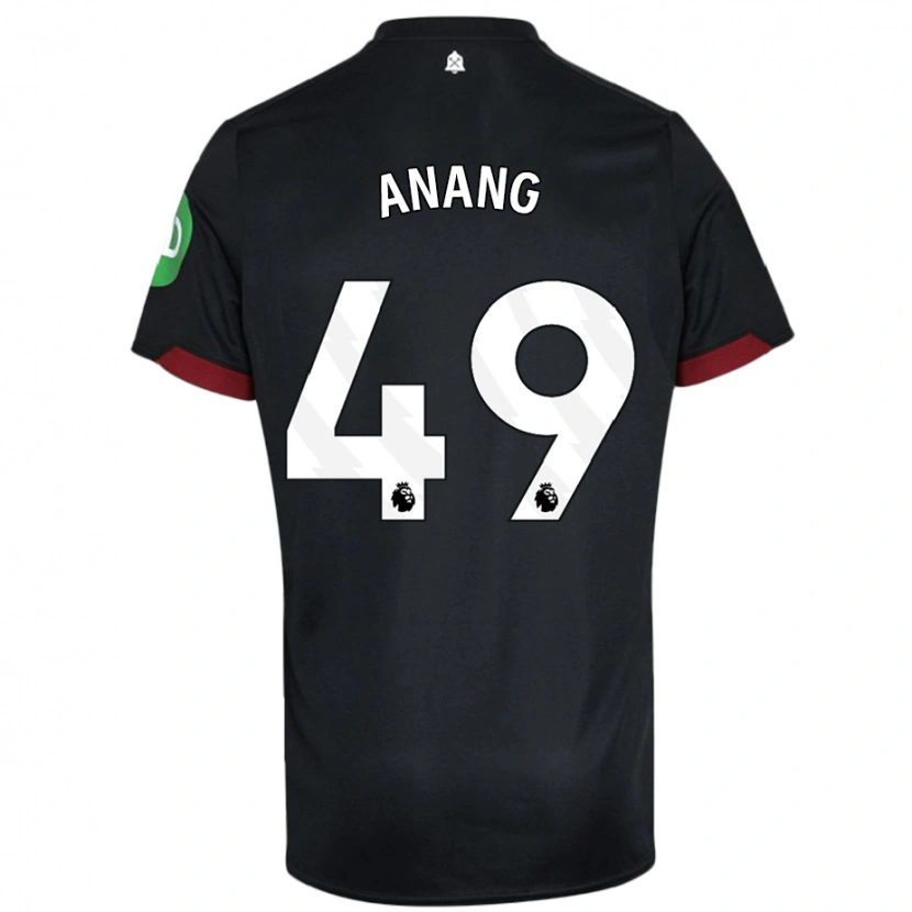 Danxen Kid Joseph Anang #49 Black White Away Jersey 2024/25 T-Shirt