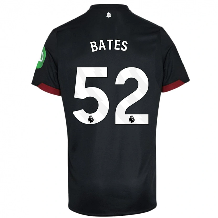 Danxen Kid Billy Bates #52 Black White Away Jersey 2024/25 T-Shirt