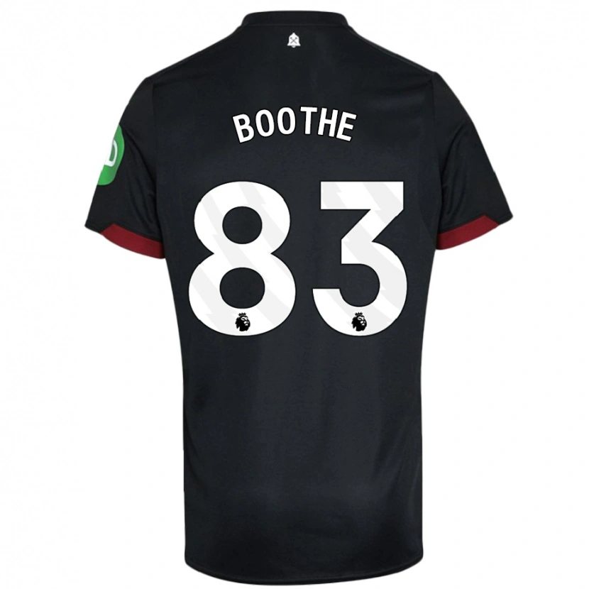 Danxen Kid Sebastian Boothe #83 Black White Away Jersey 2024/25 T-Shirt