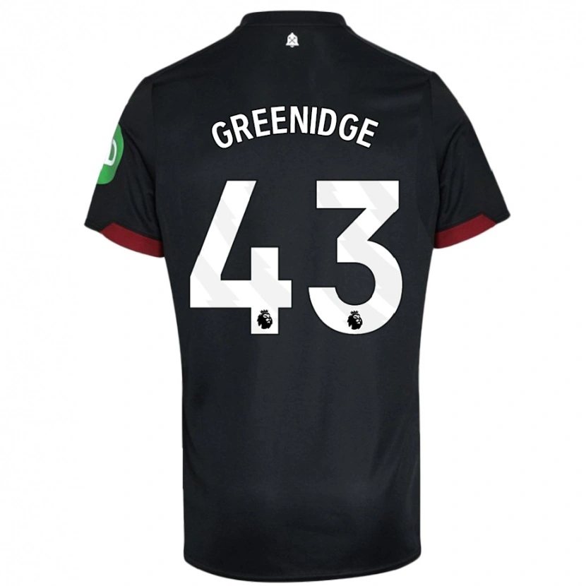 Danxen Kid Will Greenidge #43 Black White Away Jersey 2024/25 T-Shirt