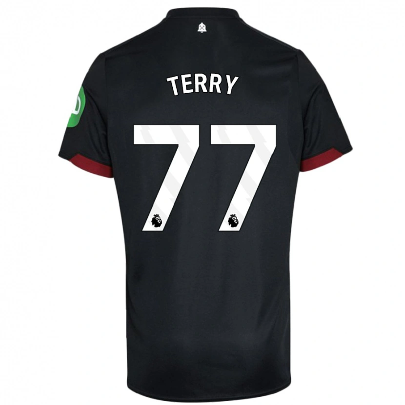 Danxen Kid Mason Terry #77 Black White Away Jersey 2024/25 T-Shirt