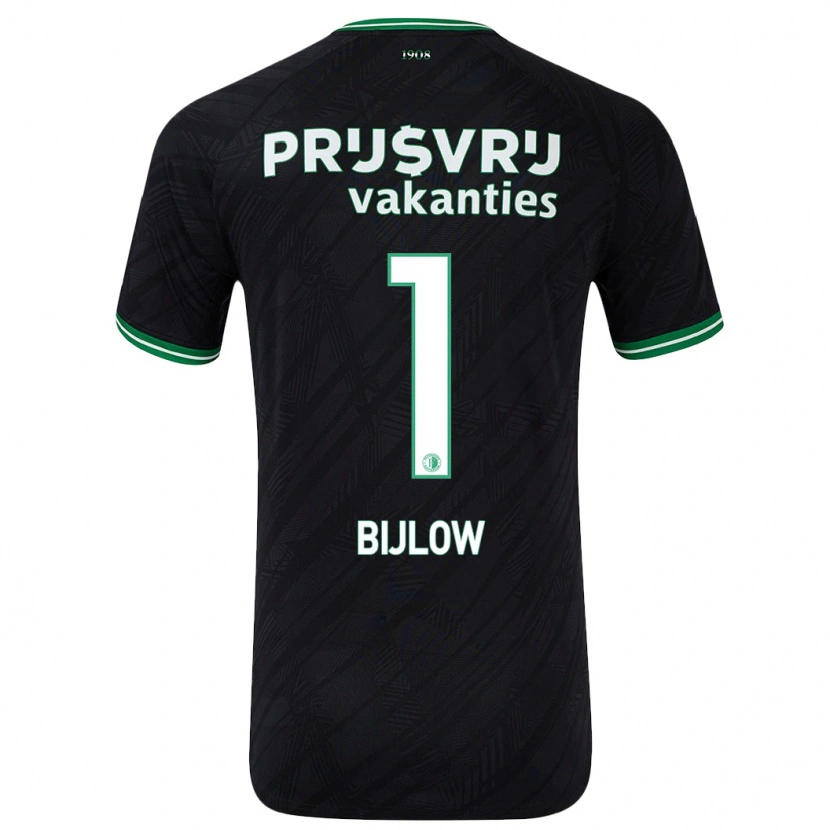 Danxen Kid Justin Bijlow #1 Black Green Away Jersey 2024/25 T-Shirt